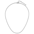 Leslie's Sterling Silver 1.4mm D/C Rope 1in+1in Adjustable Chain - Image 4
