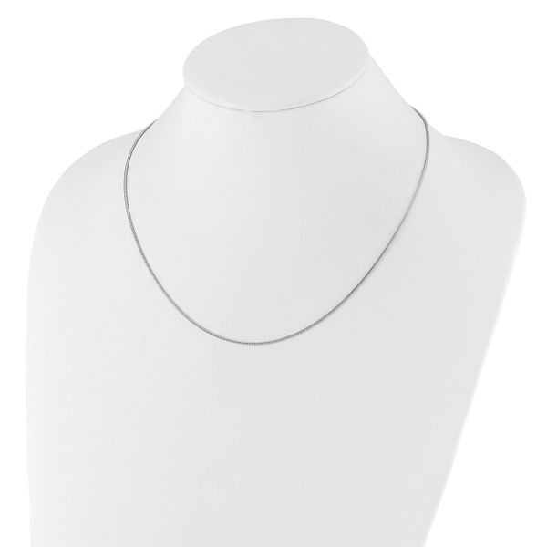 Leslie's Sterling Silver Adjustable 1.1mm Snake Chain - Image 3
