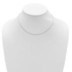 Leslie's Sterling Silver .85mm D/C Spiga 1in+1in Adjustable Chain - Image 3