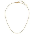 Leslie's Sterling Silver Gold-plated .85mm D/C Spiga 1in+1in Adjustable Cha - Image 4