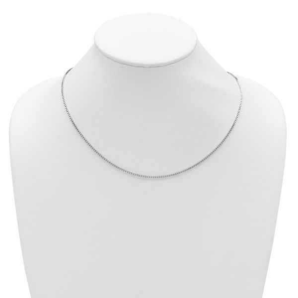 Leslie's Sterling Silver Adjustable 1.5mm Box Chain - Image 3