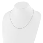 Leslie's Sterling Silver Adjustable 1.3mm Spiga Chain - Image 3