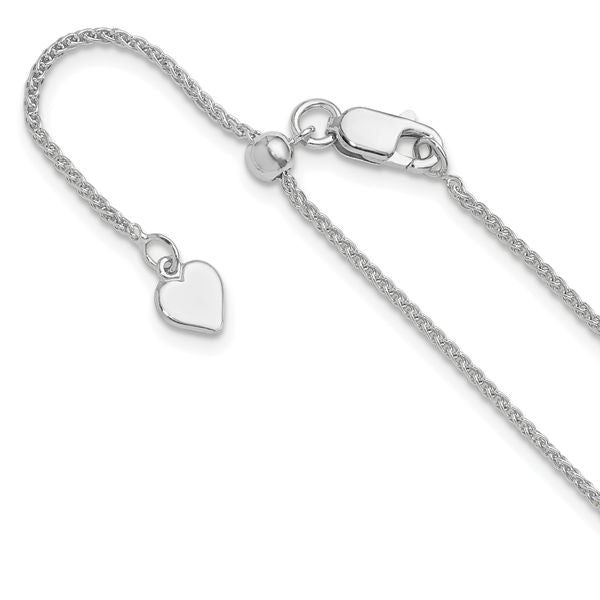 Leslie's Sterling Silver Adjustable 1.3mm Spiga Chain