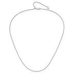Leslie's Sterling Silver Adjustable 1.3mm Spiga Chain - Image 4