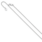 Leslie's Sterling Silver Adjustable 1.3mm Spiga Chain - Image 2
