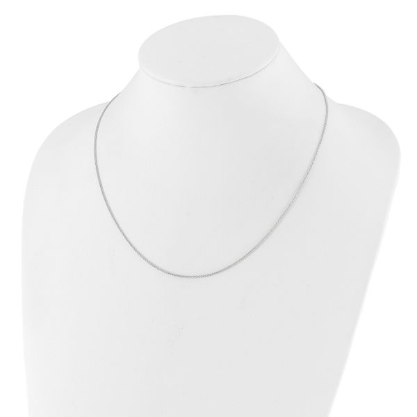 Leslie's Sterling Silver Adjustable 1.3mm Spiga Chain - Image 3