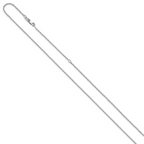 Leslie's Sterling Silver 1.2mm Cable 16in w/2in ext. Chain - Image 2