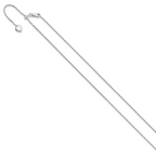 Leslie's Sterling Silver Adjustable 1.2mm D/C Rope Chain - Image 2