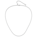 Leslie's Sterling Silver Adjustable 1.2mm D/C Rope Chain - Image 4