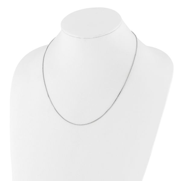 Leslie's Sterling Silver Adjustable 1.1mm Box Chain - Image 3