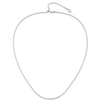 Leslie's Sterling Silver Adjustable 1.1mm Box Chain - Image 4