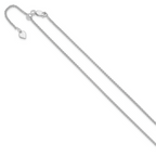 Leslie's Sterling Silver Adjustable 1.6mm Spiga Chain - Image 2