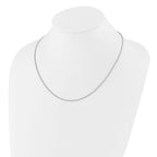 Leslie's Sterling Silver Adjustable 1.6mm Spiga Chain - Image 3