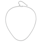 Leslie's Sterling Silver Adjustable 1.6mm Spiga Chain - Image 4