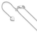 Leslie's Sterling Silver Adjustable .95mm Snake Chain