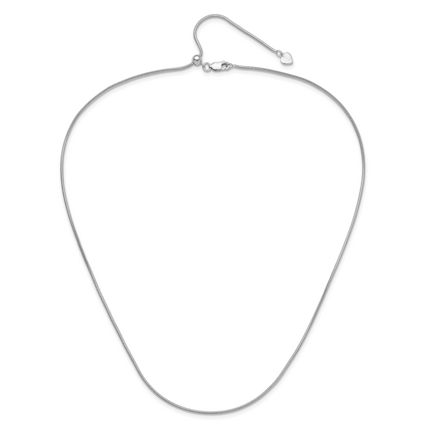 Leslie's Sterling Silver Adjustable 1.4mm Snake Chain - Image 4
