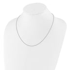 Leslie's Sterling Silver Adjustable 1.35mm Loose Rope Chain - Image 3
