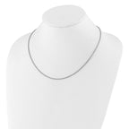 Leslie's Sterling Silver Adjustable 2mm D/C Rope Chain - Image 3