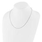 Leslie's Sterling Silver Adjustable 1mm D/C Square Snake Chain - Image 3