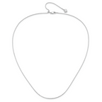 Leslie's Sterling Silver Adjustable .85mm Box Chain - Image 4