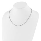 Leslie's Sterling Silver Adjustable 2.25mm D/C Rope Chain - Image 3