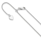Leslie's Sterling Silver Adjustable 1mm Spiga Chain