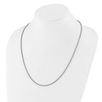 Leslie's Sterling Silver Adjustable 2.5mm Spiga Chain - Image 3