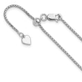 Leslie's Sterling Silver Adjustable 1.4mm Popcorn Chain
