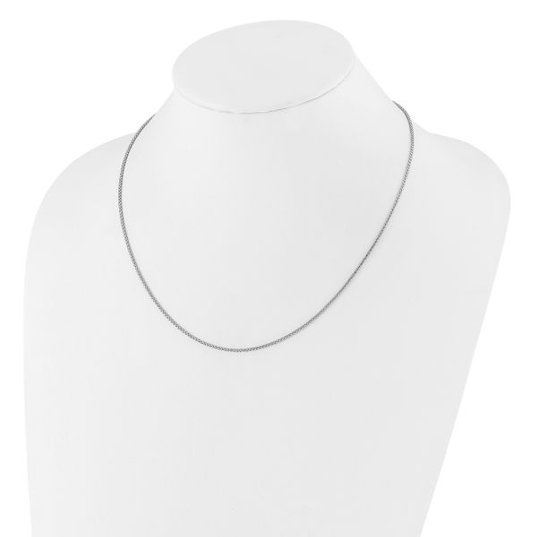 Leslie's Sterling Silver Adjustable 1.4mm Popcorn Chain - Image 3