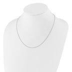 Leslie's Sterling Silver Adjustable .95mm Rolo Chain - Image 3