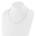 Leslie's Sterling Silver Adjustable .95mm Singapore Chain - Image 3