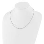 Leslie's Sterling Silver Adjustable 1.5mm Spiga Chain - Image 3