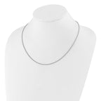Leslie's Sterling Silver Adjustable 1.9mm Spiga Chain - Image 3