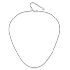 Leslie's Sterling Silver Adjustable 1.9mm Spiga Chain - Image 4