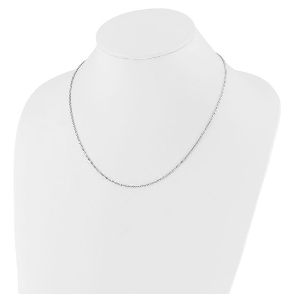 Leslie's Sterling Silver Adjustable 1.25mm Round Box Chain - Image 3