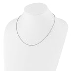 Leslie's Sterling Silver Adjustable 1.5mm D/C Spiga Chain - Image 3
