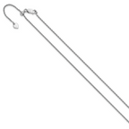 Leslie's Sterling Silver Adjustable 1.5mm D/C Spiga Chain - Image 2