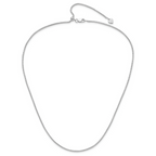 Leslie's Sterling Silver Adjustable 1.5mm Round Box Chain - Image 4
