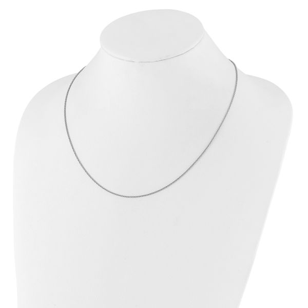 Leslie's Sterling Silver Adjustable 1.2mm Popcorn Chain - Image 3