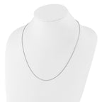 Leslie's Sterling Silver Adjustable 1.2mm Popcorn Chain - Image 5
