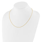 Leslie's Sterling Silver Gold-plated Adjustable .95mm Snake Chain - Image 3