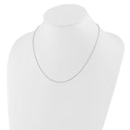 Leslie's Sterling Silver Adjustable .75mm D/C Spiga Chain - Image 2