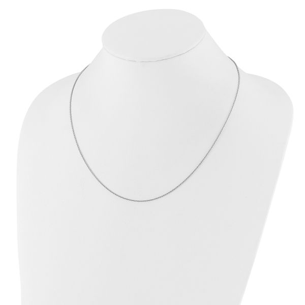 Leslie's Sterling Silver Adjustable 1.3mm Rolo Chain - Image 3