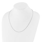 Leslie's Sterling Silver Adjustable 2mm Paperclip Flat Oval Link Chain - Image 4