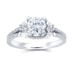 14k White Gold Bridal Set - Image 2