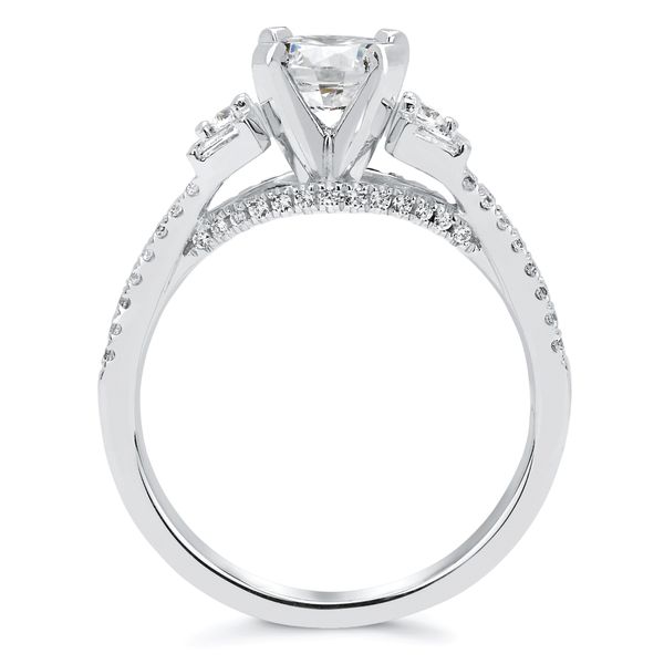 14k White Gold Bridal Set - Image 4