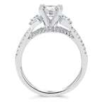 14k White Gold Bridal Set - Image 4