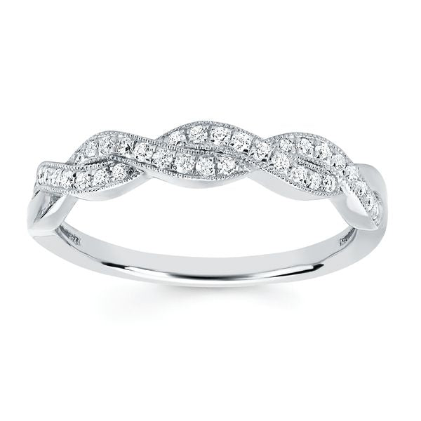 14k White Gold Bridal Set - Image 3