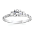 14k White Gold Bridal Set - Image 2