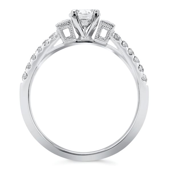 14k White Gold Bridal Set - Image 4